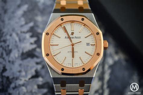 audemars piguet 2 tone|Audemars Piguet 15400 price.